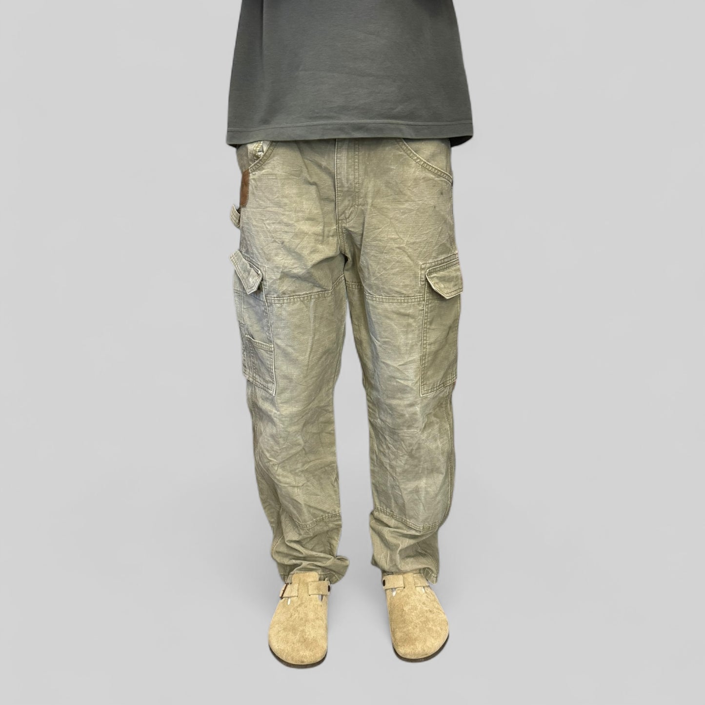Wrangler Riggs baggy double knee carpenter pants (W33)