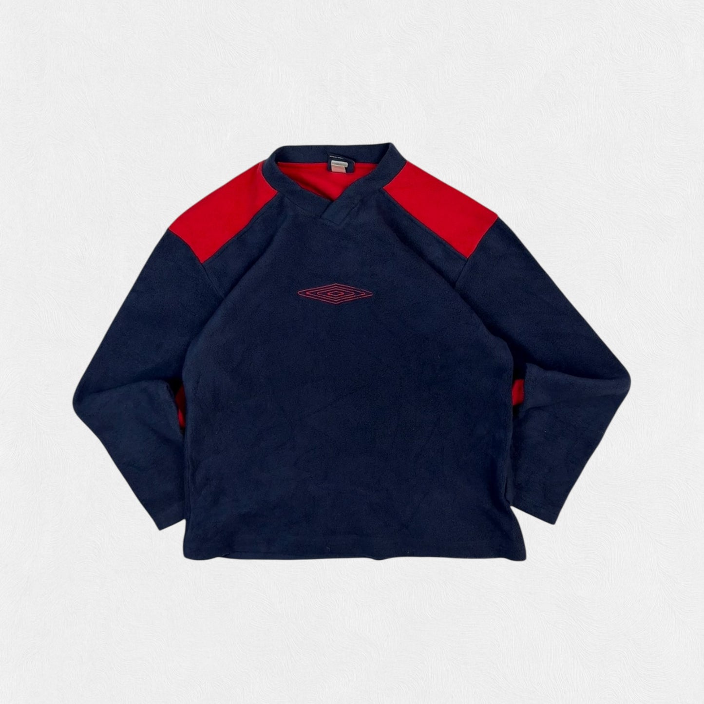 Vintage Umbro centre logo fleece sweatshirt (S)