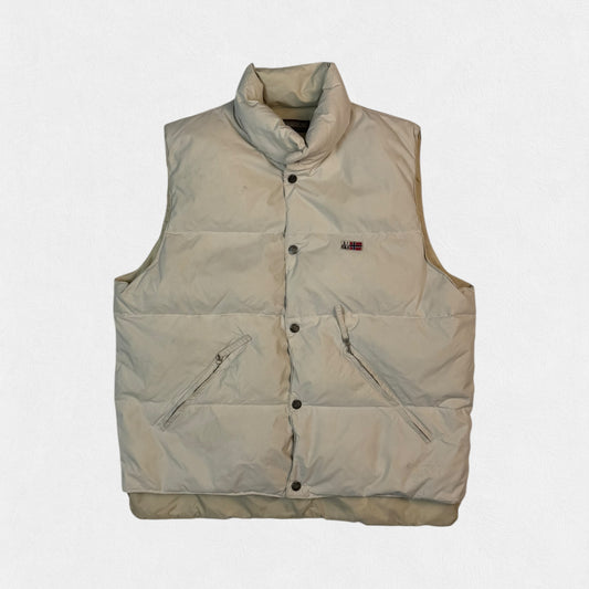 Vintage Napapijri gilet puffer jacket (M)