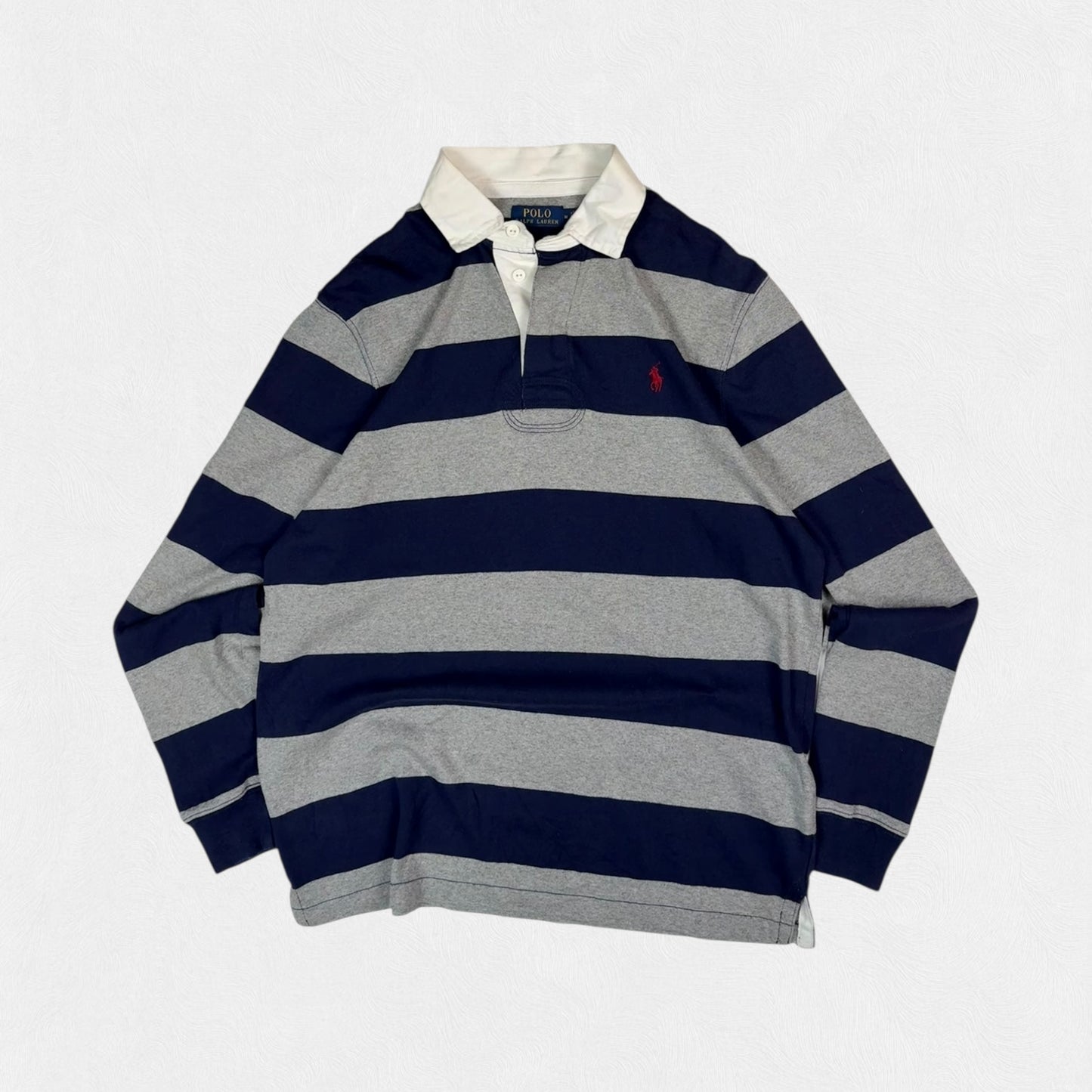 Polo Ralph Lauren striped rugby polo shirt (M)