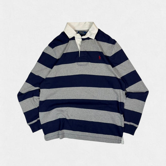 Polo Ralph Lauren striped rugby polo shirt (M)