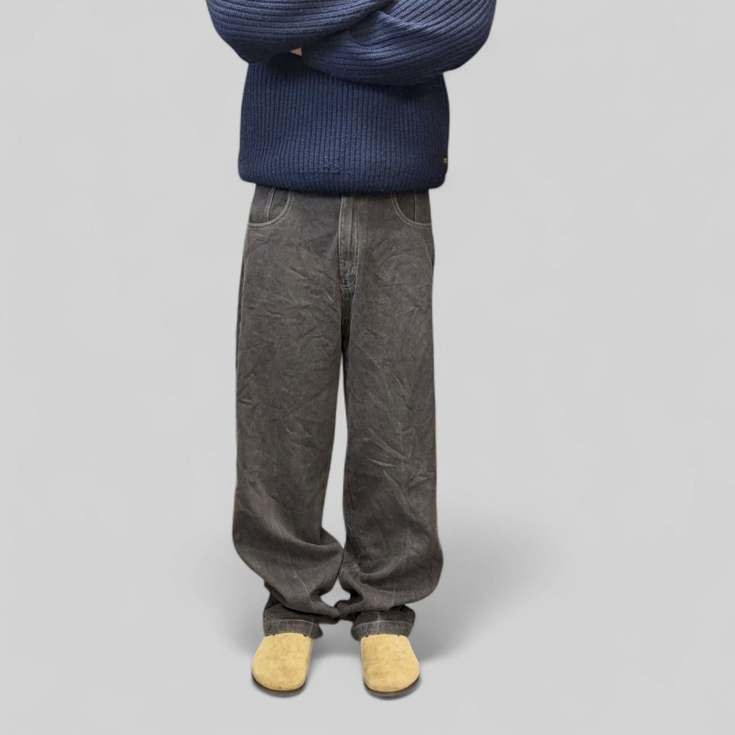 Vintage Y2K Hip Hop baggy denim jeans (W34)