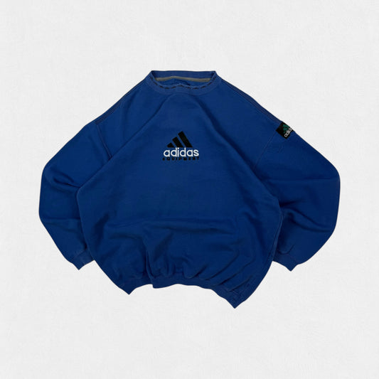 Vintage 90s Adidas equipment centre logo sweatshirt (L)
