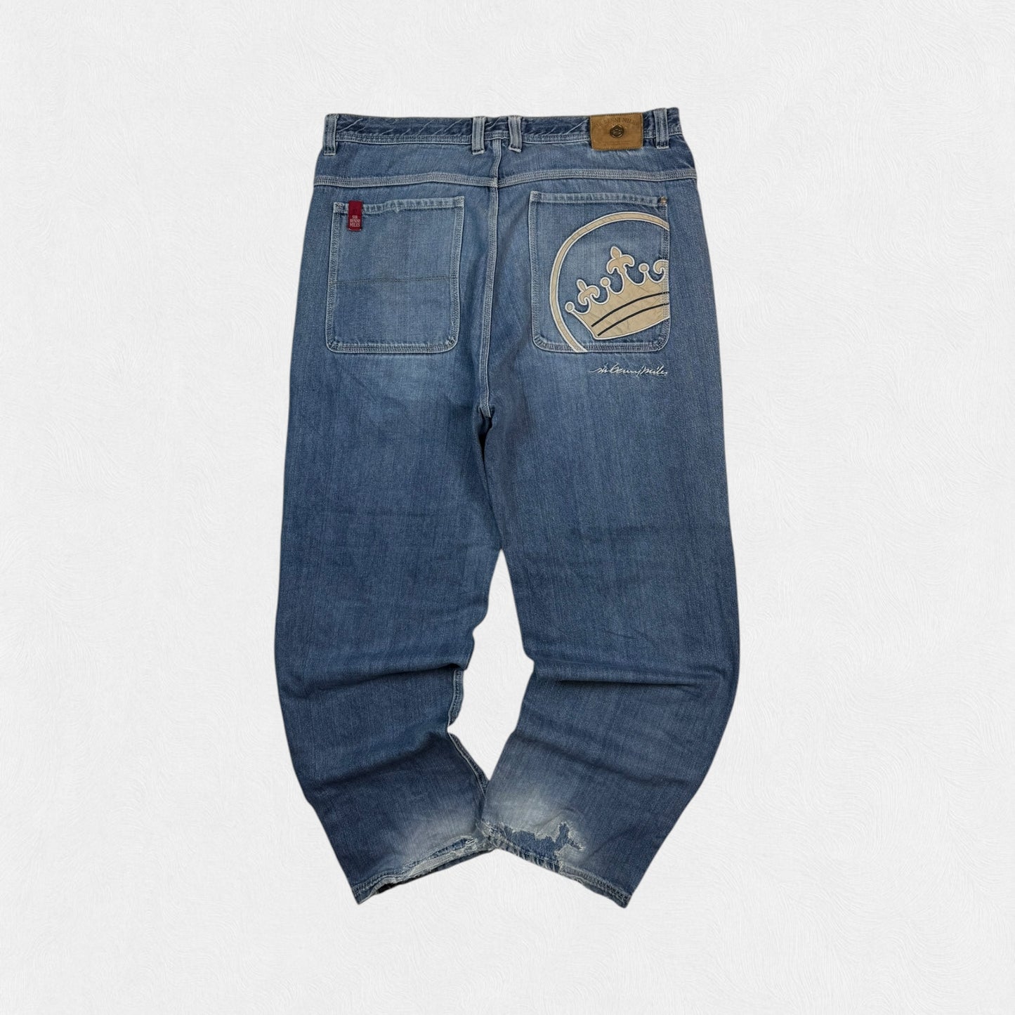 Vintage Sir Benni Miles baggy hip hop jeans (W40)