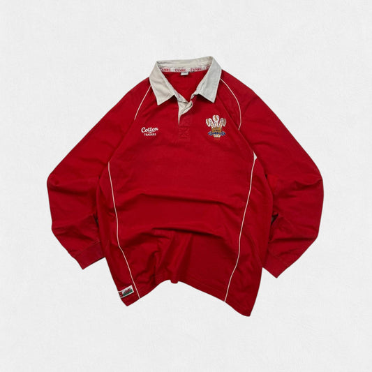 Vintage Wales Cotton Traders rugby union shirt (XL)