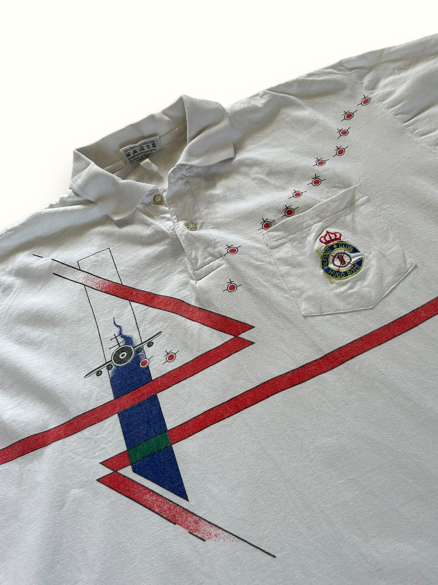Vintage 90s Hugo Boss polo shirt (M)