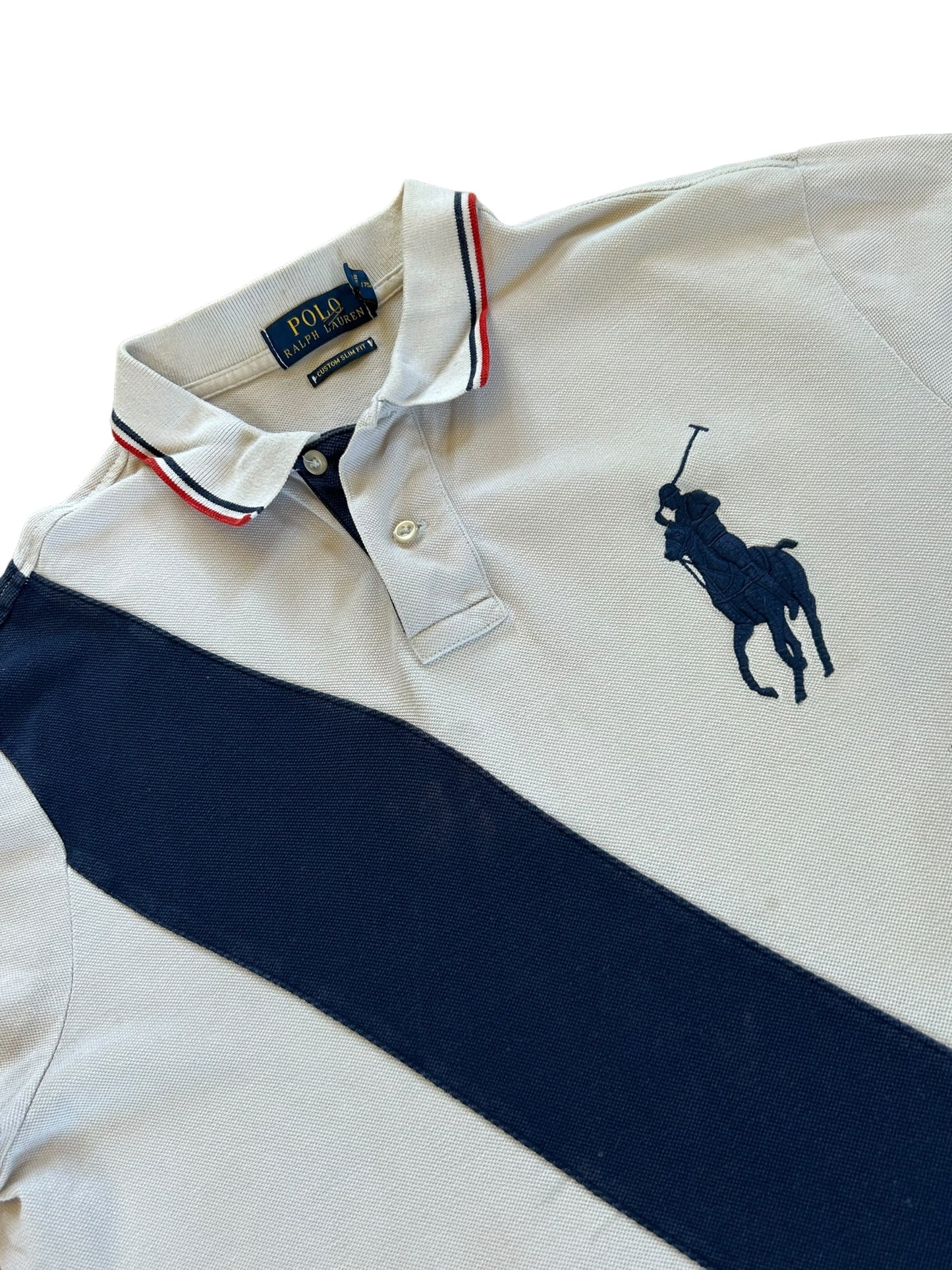 Ralph Lauren striped polo shirt (M)