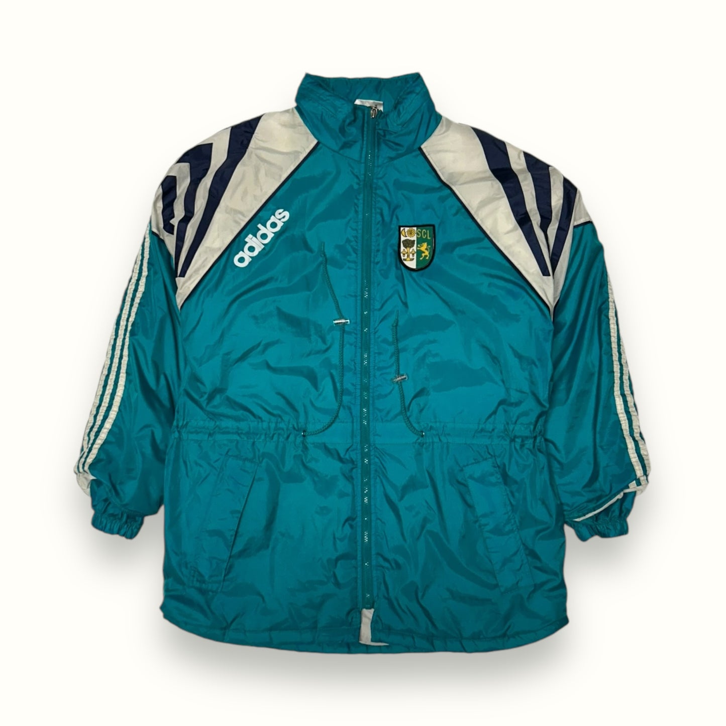 Vintage 90s Adidas football jacket (M)