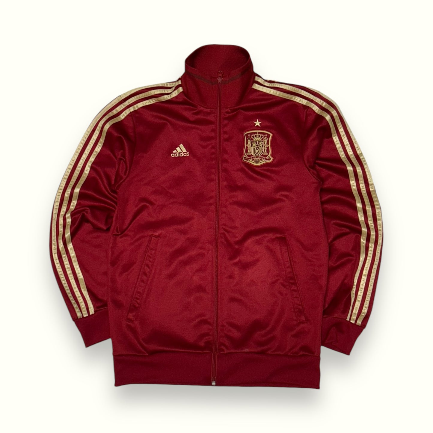 Spain Adidas football track jacket (S)