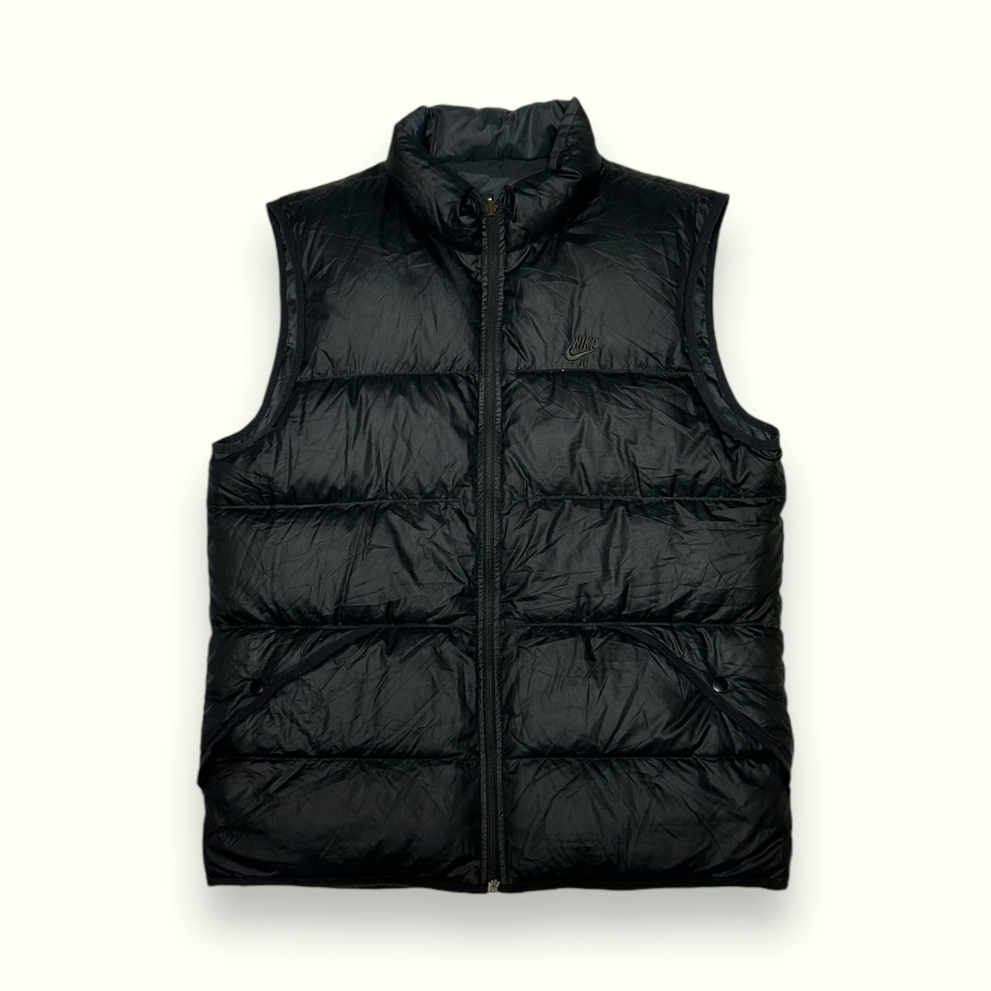 Vintage Nike reversible gilet puffer jacket (M)