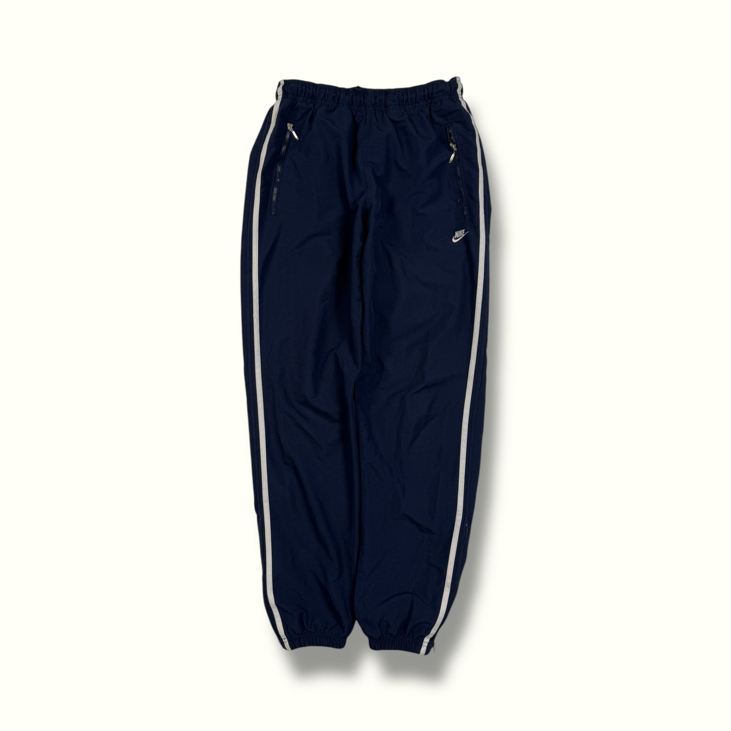 Vintage Nike side stripe track pants (S)