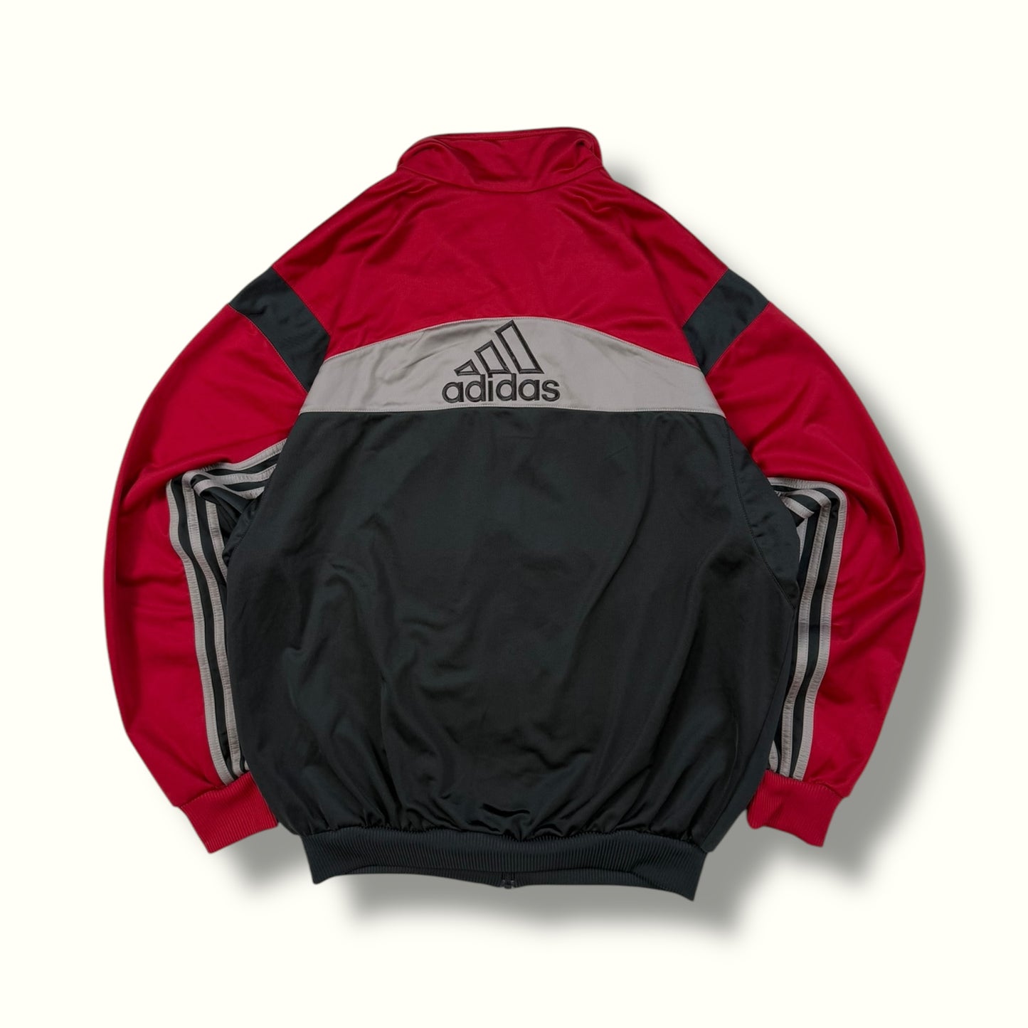 Vintage Adidas colour block track jacket (L)