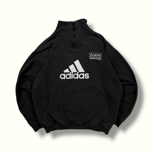 Vintage Adidas quarter zip sweatshirt (M)