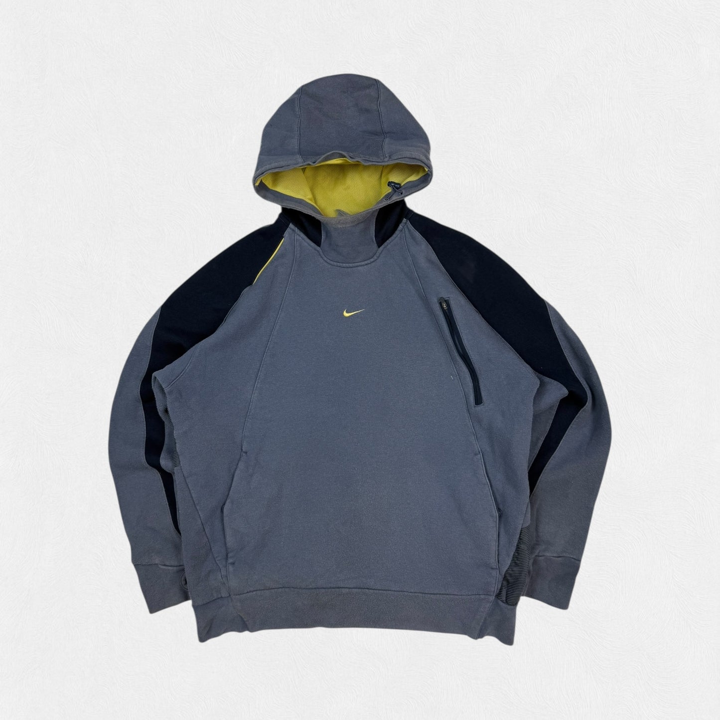 Vintage Nike technical centre swoosh hoodie (L)