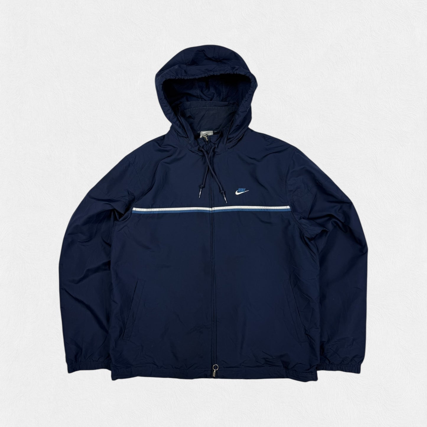 Vintage Nike hooded windbreaker jacket (L)
