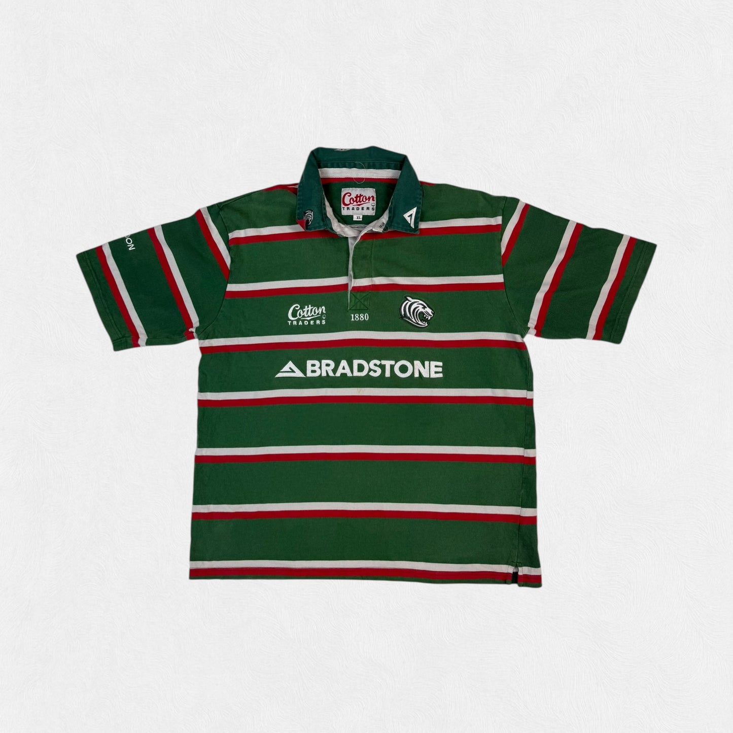 Vintage Leicester Tigers 2005-07 Cotton Traders rugby union shirt (XL)