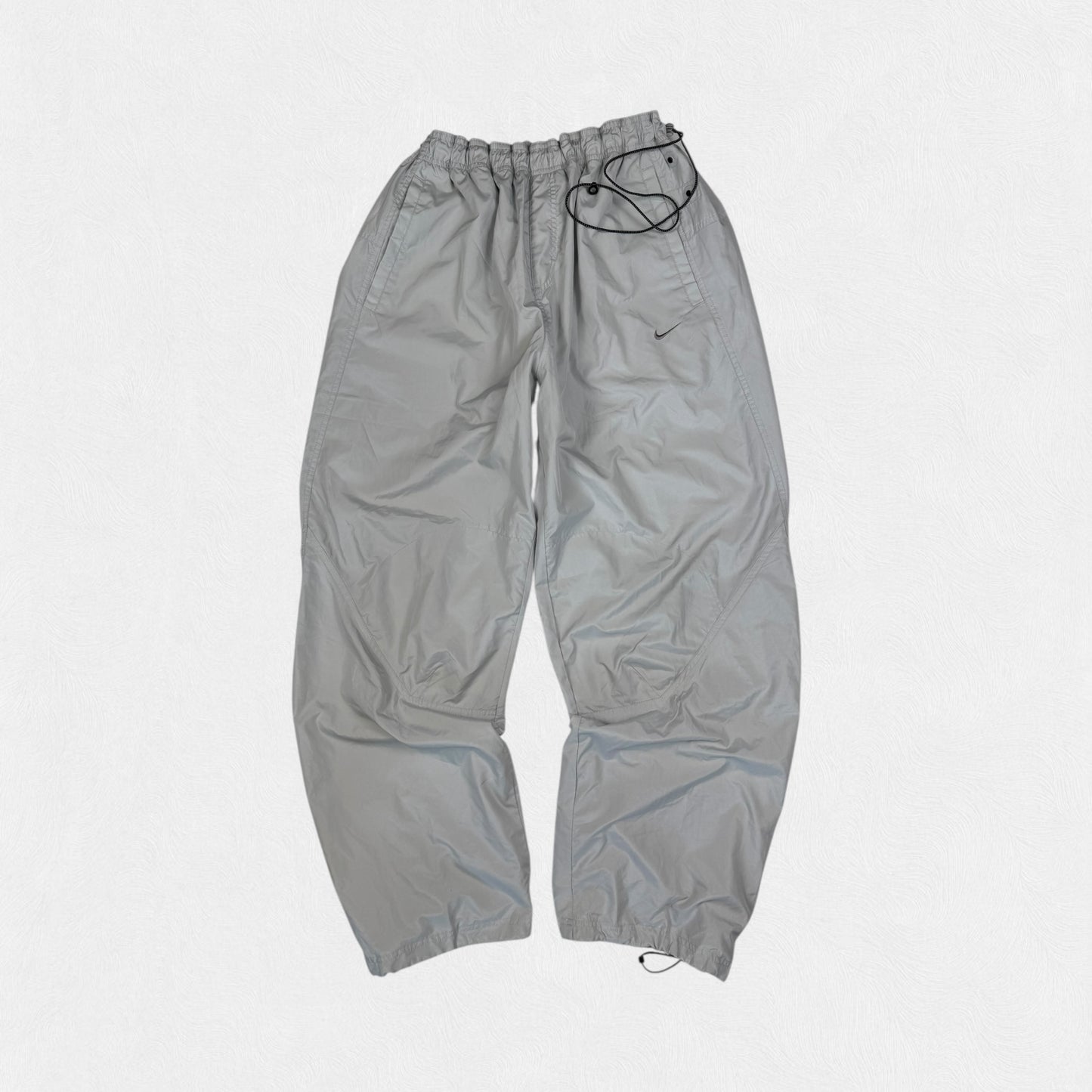 Vintage Nike mini swoosh baggy parachute track pants (XXL)