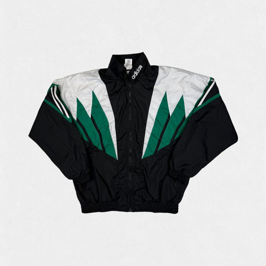Vintage 90s Adidas originals colour block track jacket (M)