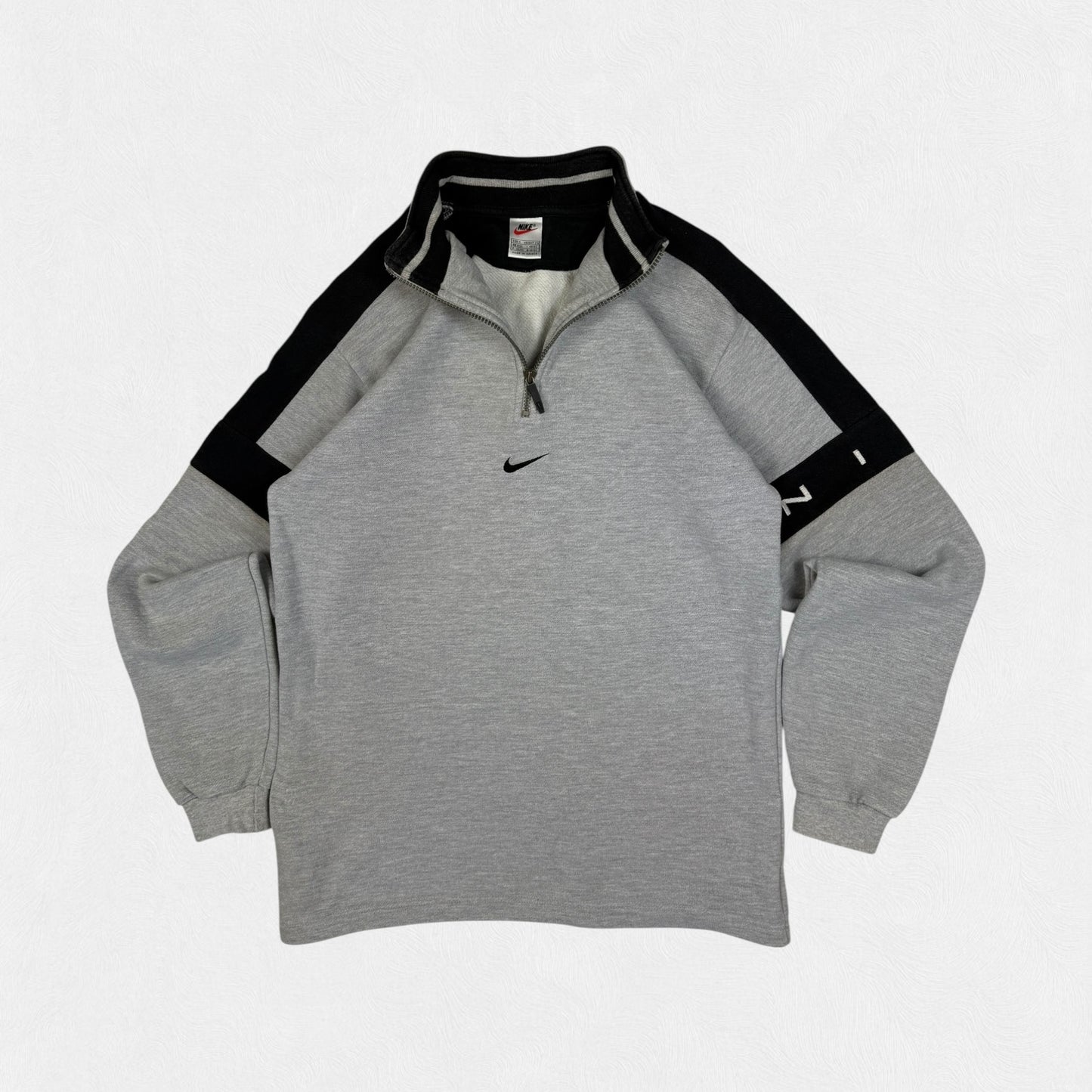 Vintage 90s Nike centre swoosh quarter zip sweatshirt (M)