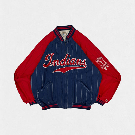 Vintage 90s Mirage Cleveland Indians reversible jacket (XL)