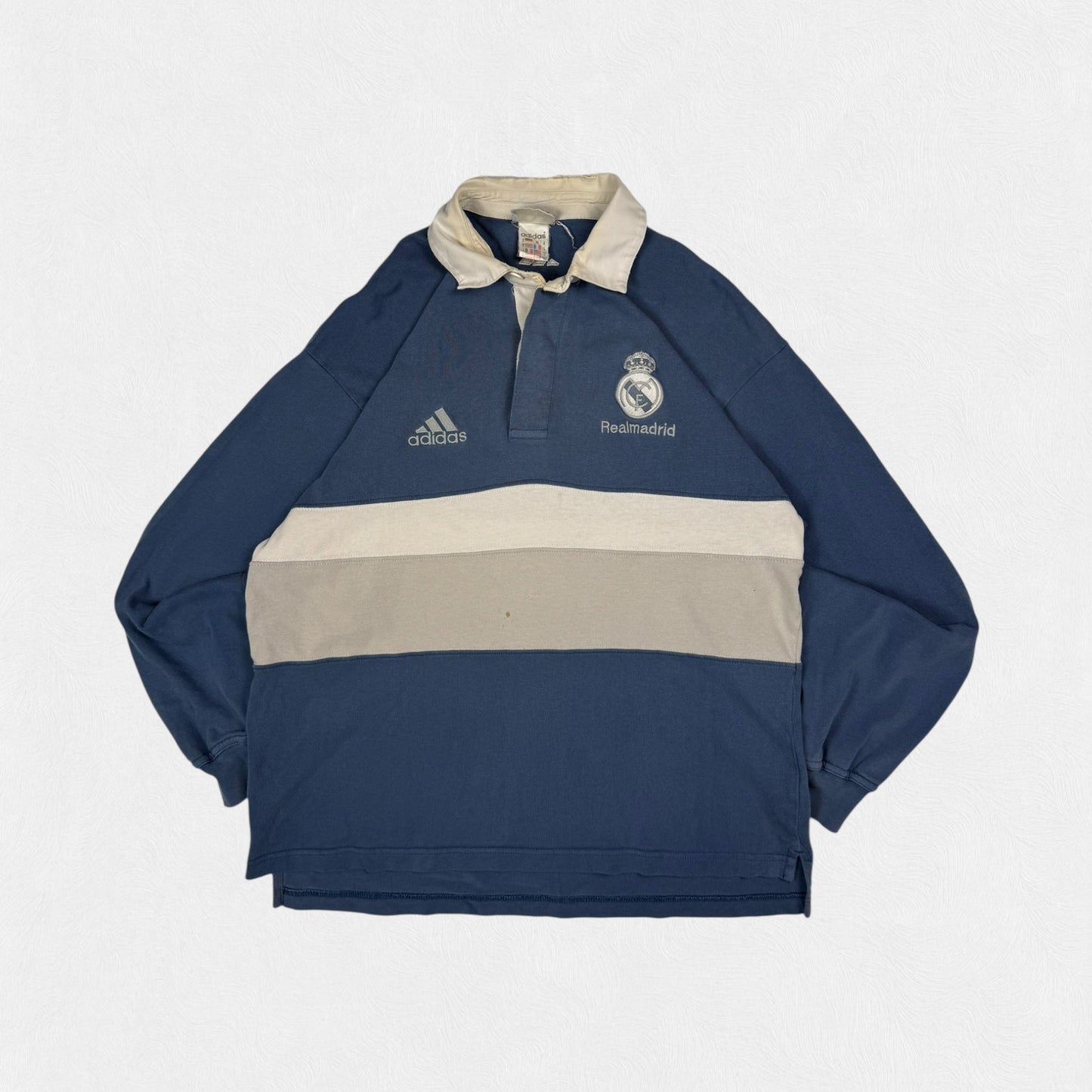 Vintage Real Madrid 2000/01 Adidas football polo shirt (S)