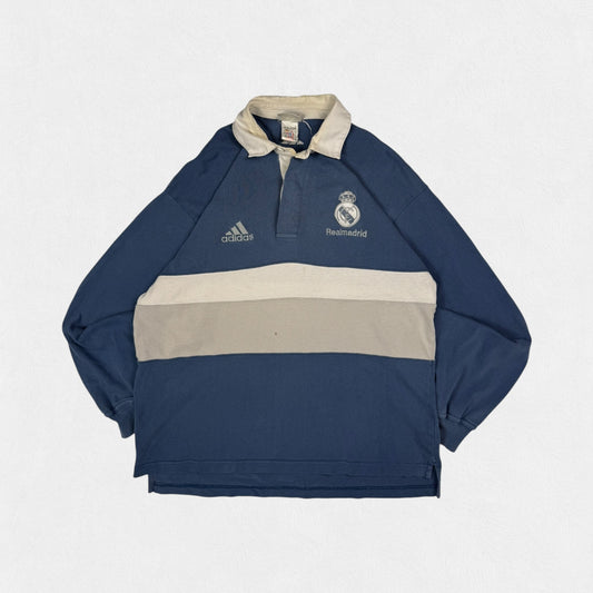 Vintage Real Madrid 2000/01 Adidas football polo shirt (S)