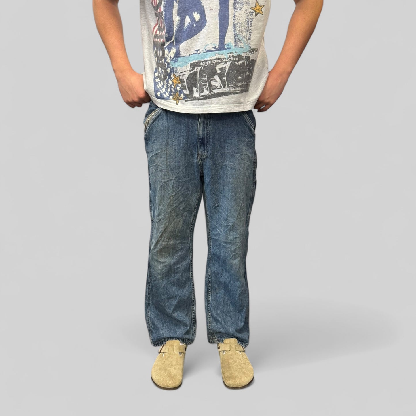 Baggy fit carpenter jeans (W34)