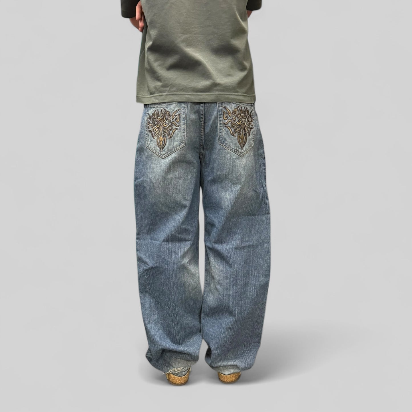 Vintage Y2K Brooklyn Xpress baggy jeans (W34)