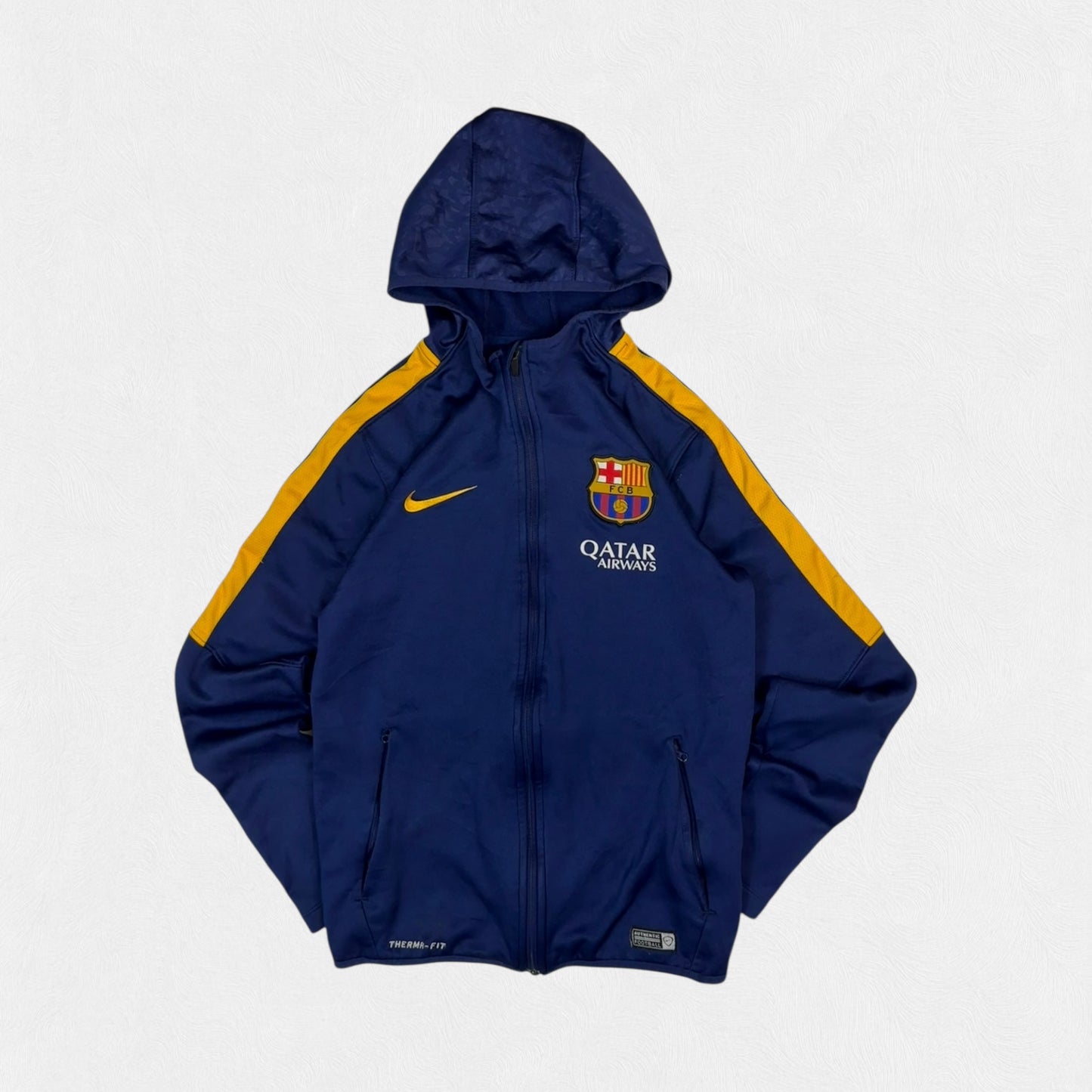 Barcelona 2015/16 Nike hooded track top (S)