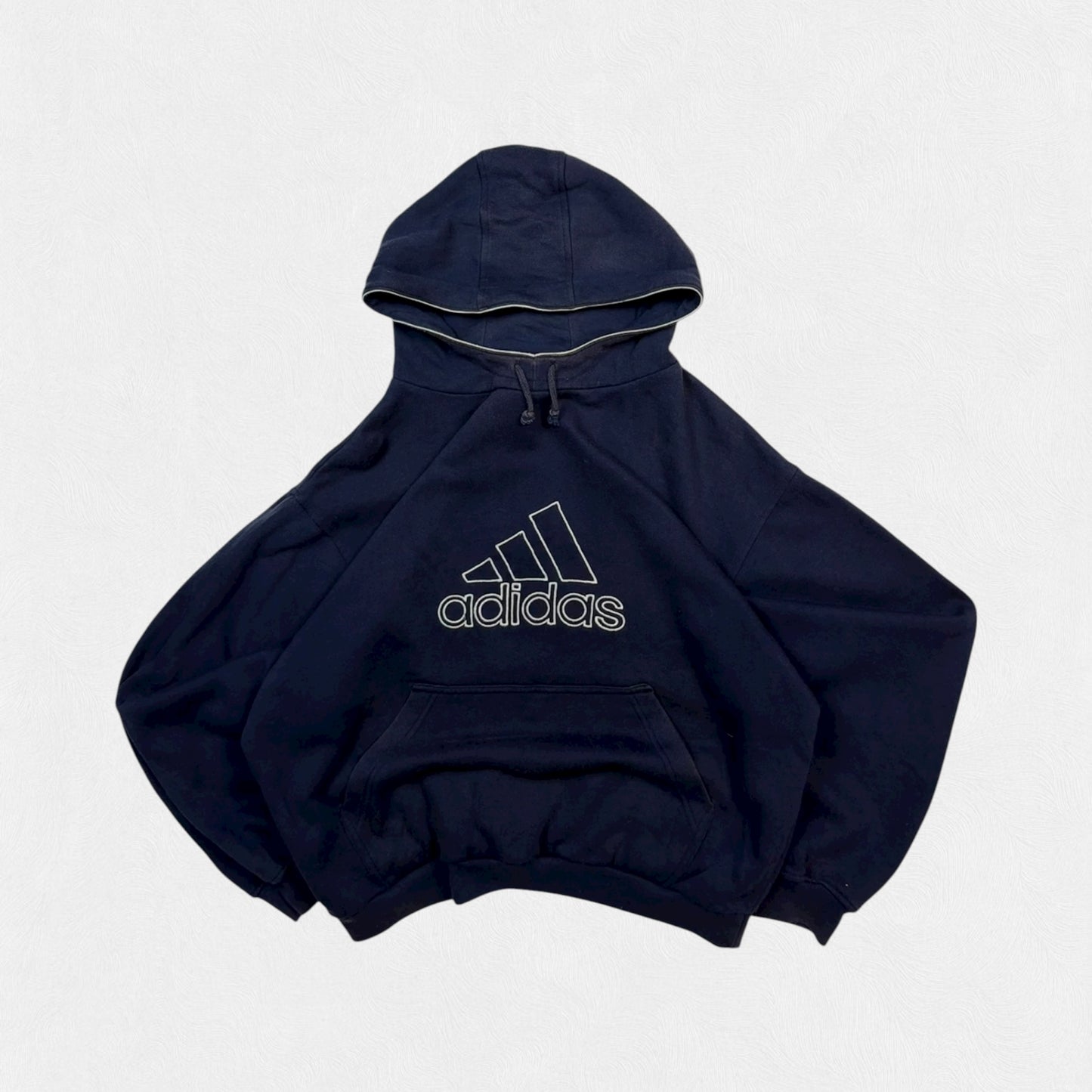Vintage Adidas centre logo hoodie (M)