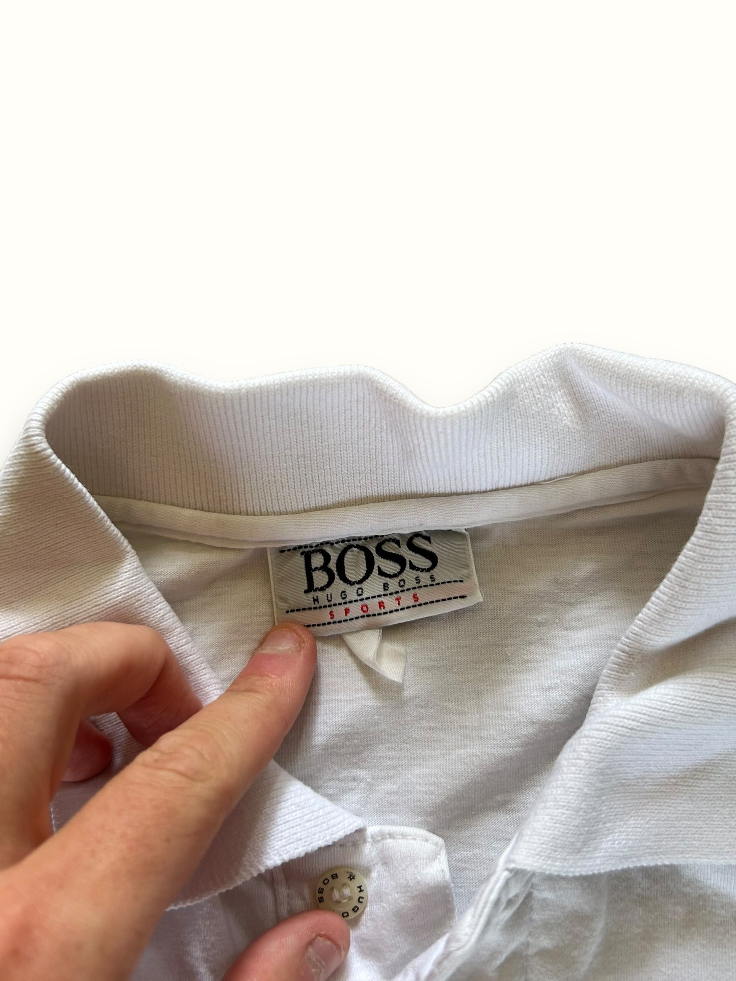 Vintage 90s Hugo Boss polo shirt (M)
