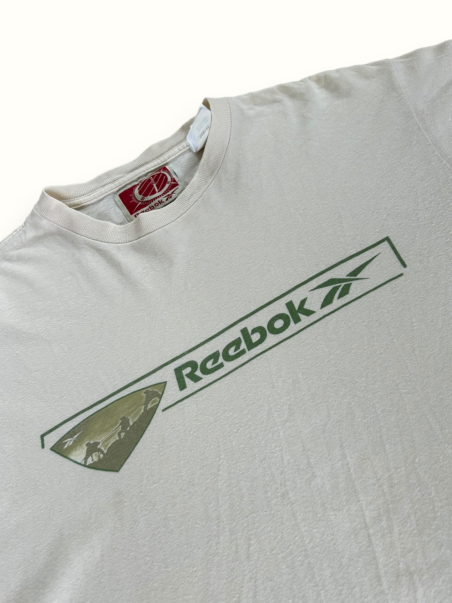 Vintage Reebok spell out tee (S)