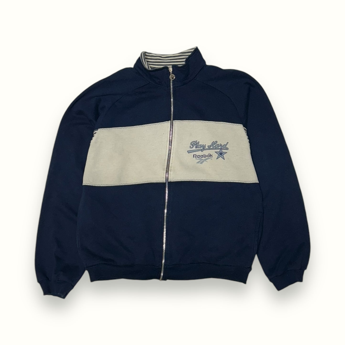 Vintage 90s Reebok full zip sweatshirt (L)