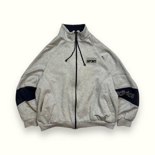 Vintage 90s Adidas sport full zip sweatshirt (L)