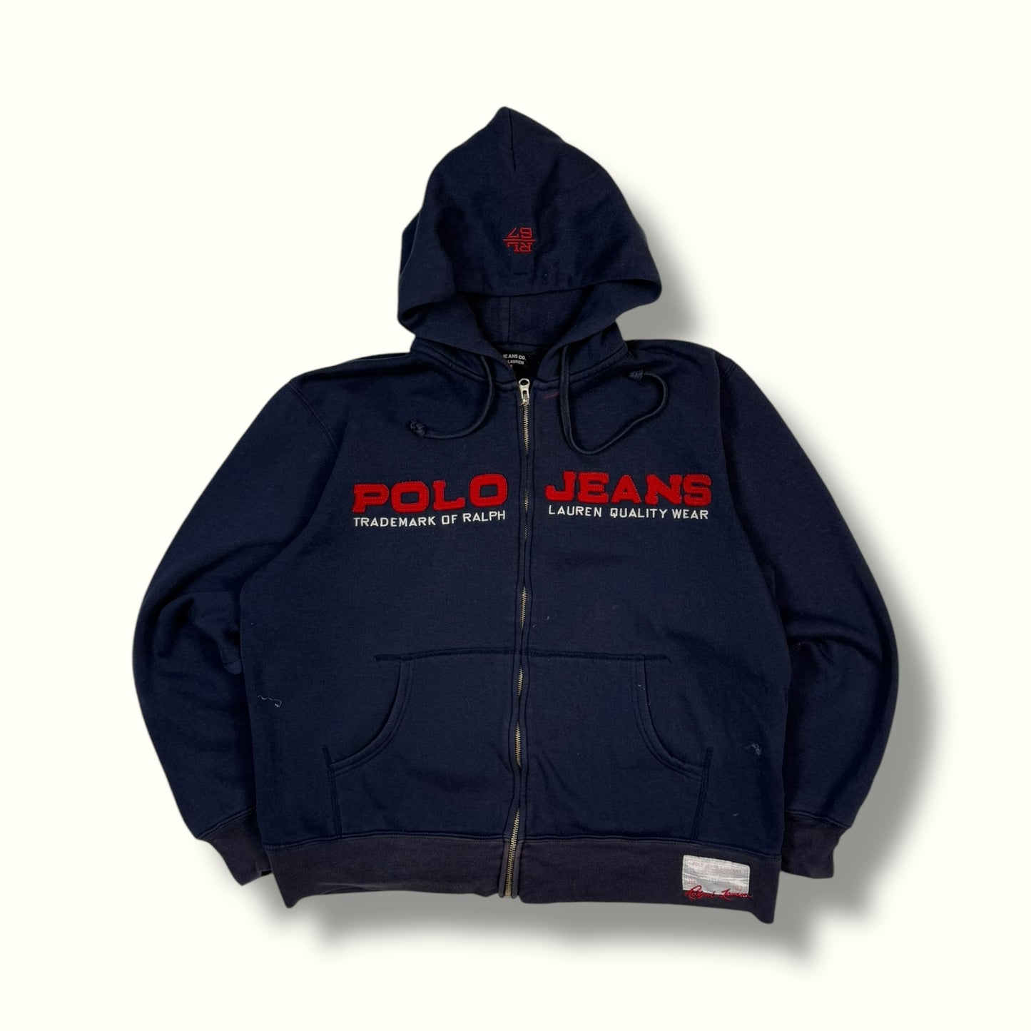Vintage Ralph Lauren polo jeans co full zip hoodie (M)
