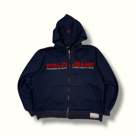 Vintage Ralph Lauren polo jeans co full zip hoodie (M)