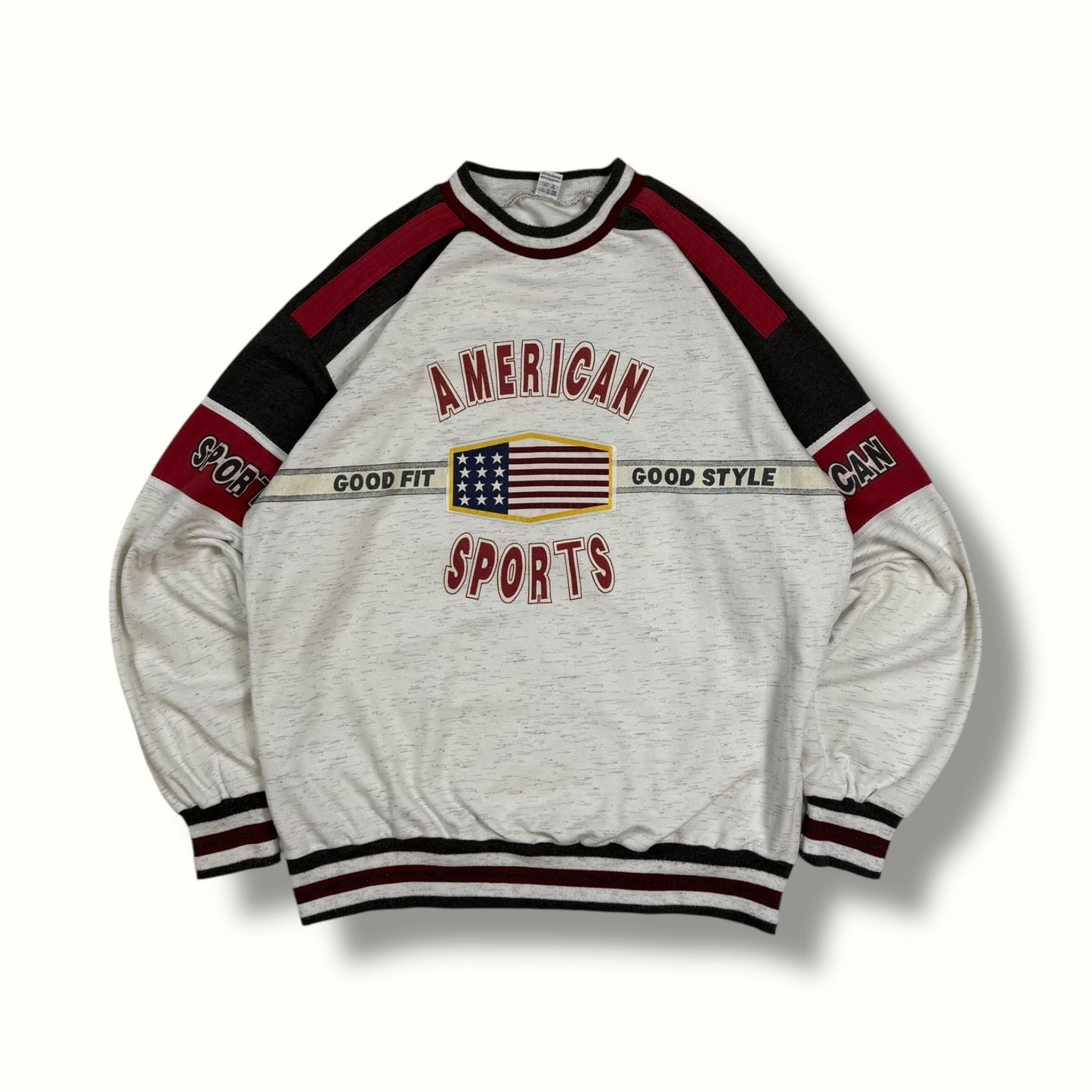 Vintage American sports graphic sweatshirt (XL)