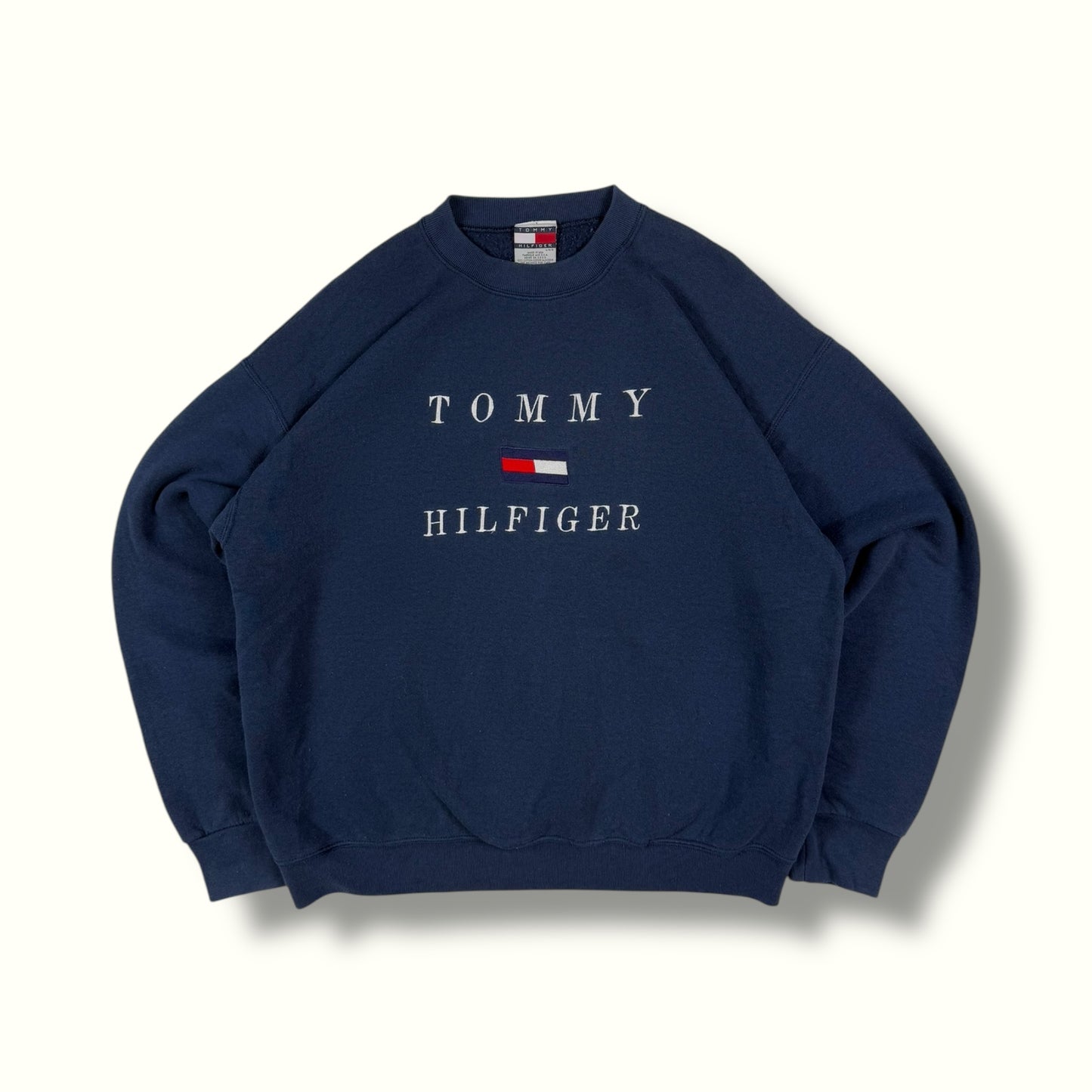Vintage 90s Tommy Hilfiger spell out sweatshirt (L)