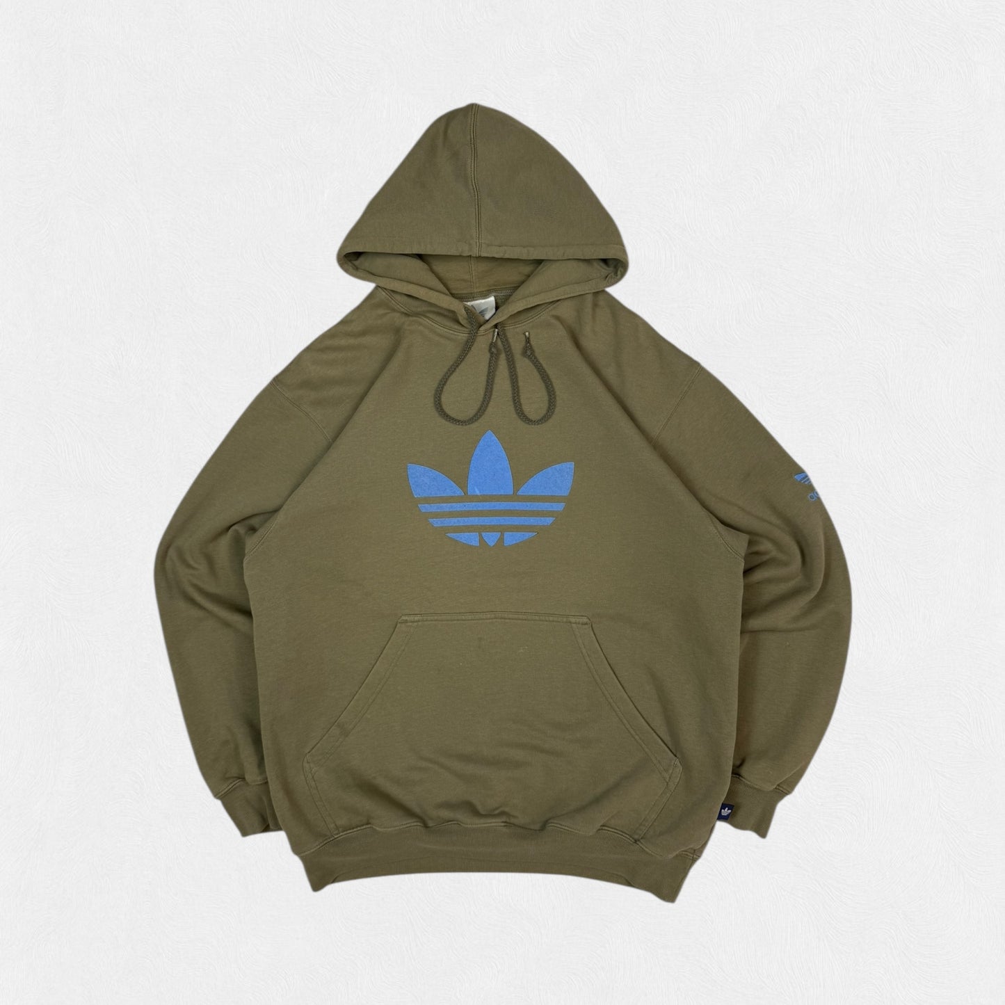 Vintage 90s Adidas originals centre logo hoodie (M)