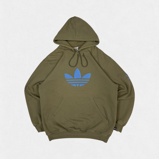 Vintage 90s Adidas originals centre logo hoodie (M)