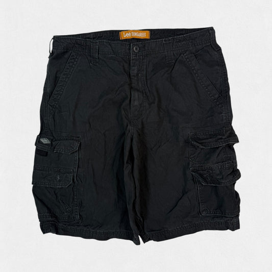 Vintage Lee dungarees baggy cargo shorts (W34)