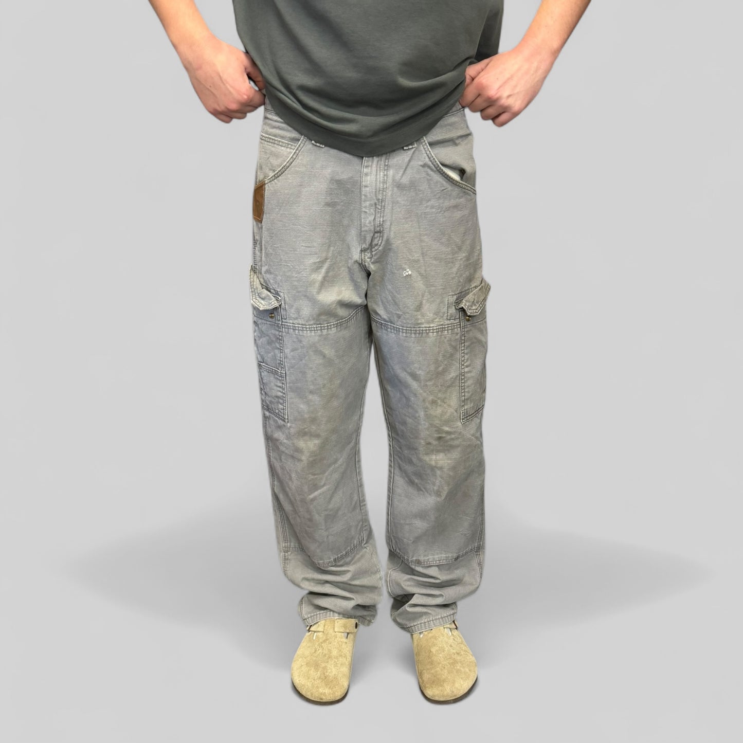 Wrangler Riggs baggy double knee carpenter pants (W33)