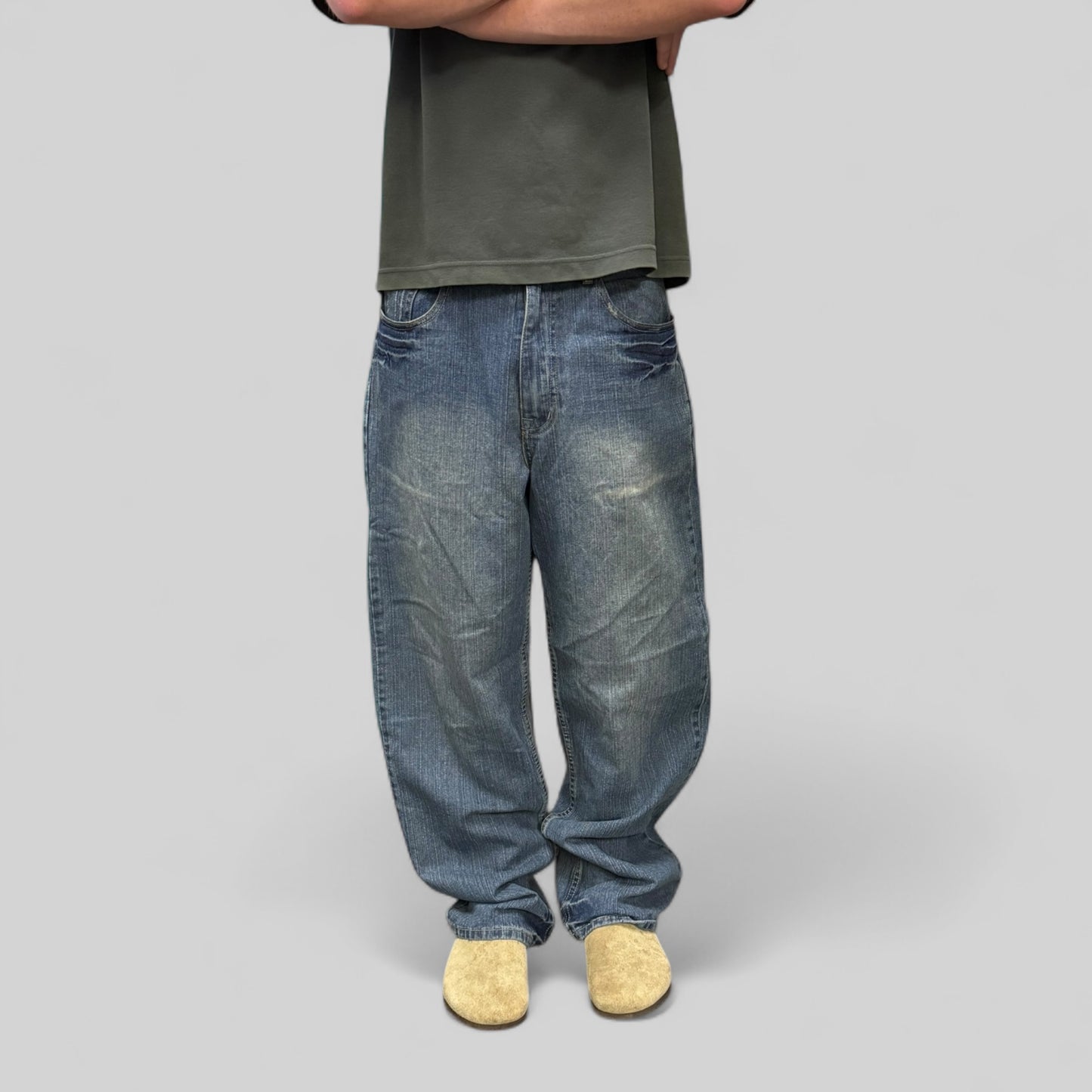 Vintage Y2K Brooklyn Xpress baggy jeans (W34)