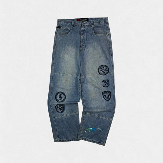 Vintage Y2K Southpole baggy hip hop jeans (W36)