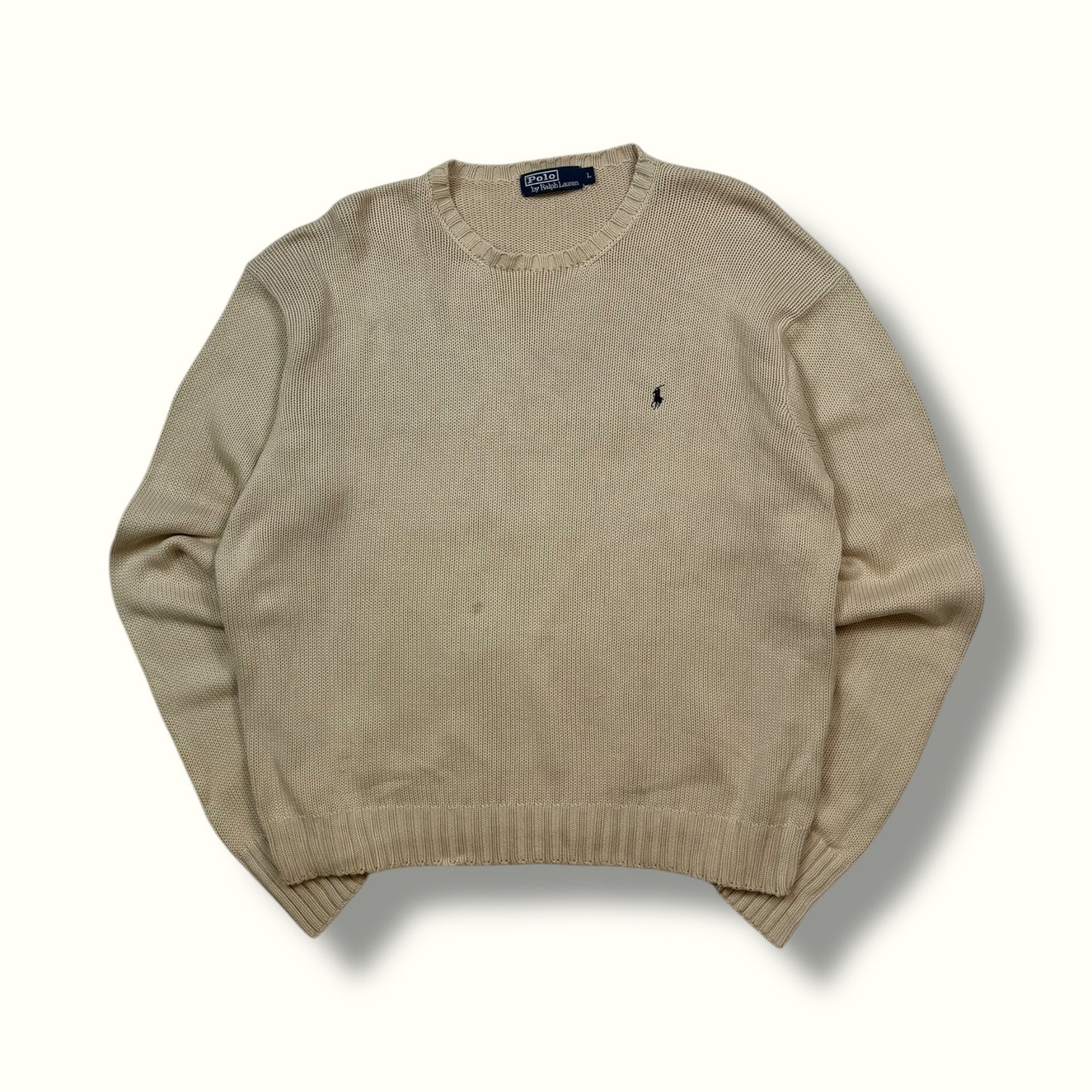 Vintage 90s Polo Ralph Lauren knit sweater (L)