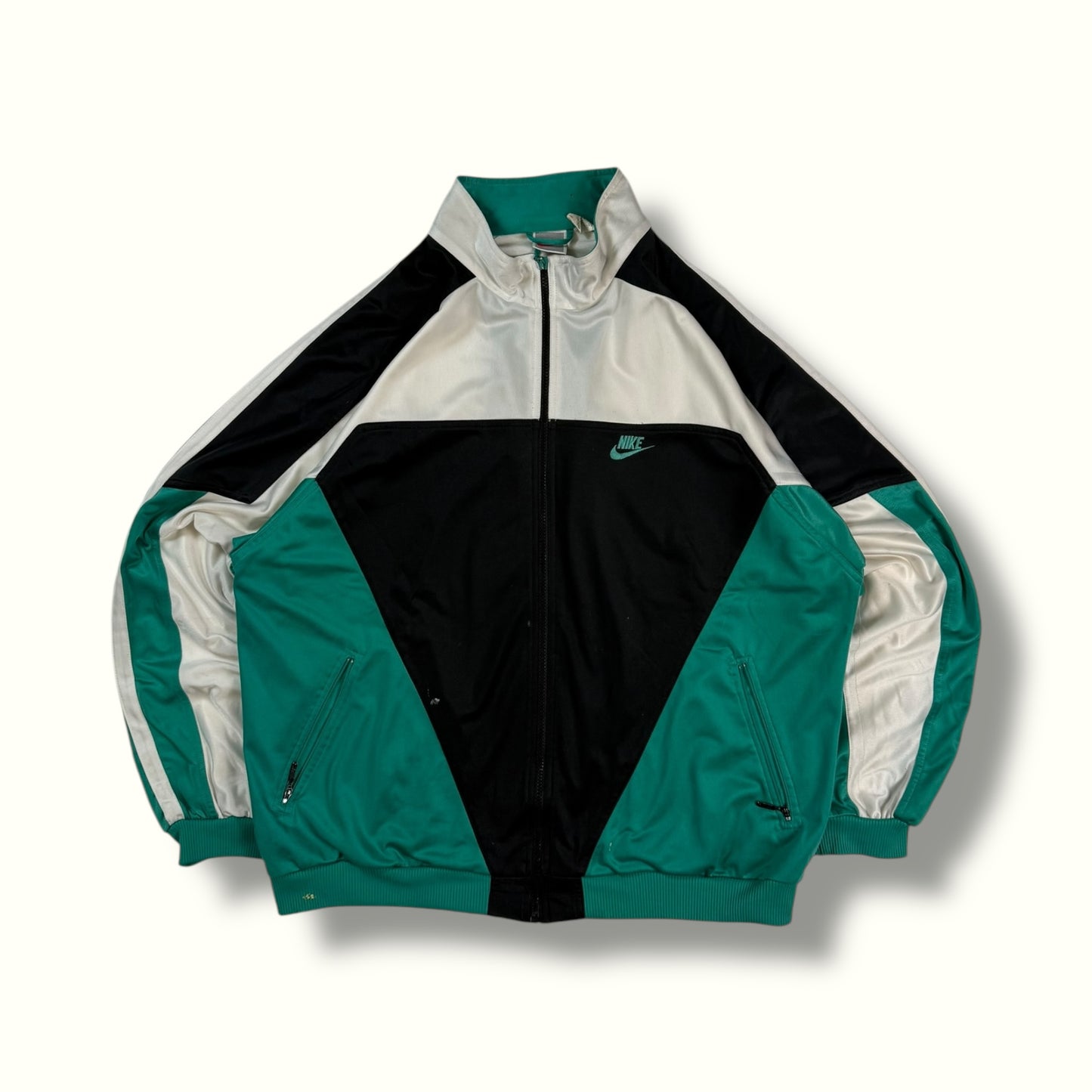 Vintage 90s Nike colour block track jacket (XL)