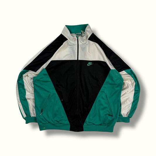 Vintage 90s Nike colour block track jacket (XL)