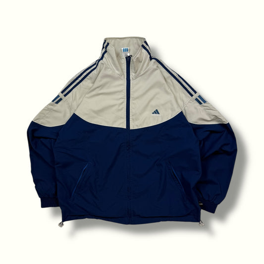Vintage Adidas small logo track jacket (L)