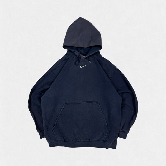 Vintage 90s Nike centre swoosh hoodie (L)