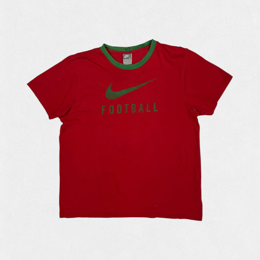 Vintage Nike Portugal football centre swoosh tee (L)